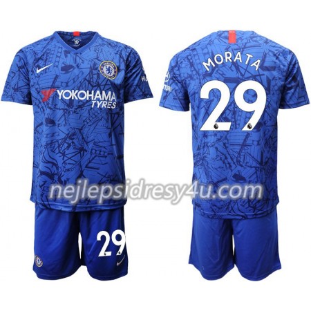 Fotbalový Dres Chelsea Morata 29 Dětské Domácí 2019/20